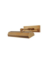 Woodbury 2-Light Picture Lamp in Aged Brass.